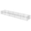 vidaXL Gabionov&yacute; vyv&yacute;&scaron;en&yacute; z&aacute;hon pozinkovan&aacute; ocel 450 x 90 x 50 cm