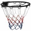 vidaXL Basketbalov&aacute; obroučka čern&aacute; 45 cm ocel