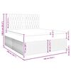 vidaXL Box spring postel s matrac&iacute; tmavě zelen&aacute; 180x200 cm samet