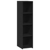 vidaXL Skř&iacute;ň highboard čern&aacute; 30 x 41 x 124 cm kompozitn&iacute; dřevo