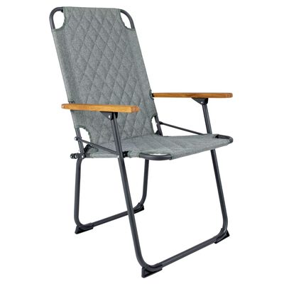 Bo-Camp Skládací kempingová židle Jefferson šedozelená