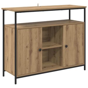 vidaXL Serv&iacute;rovac&iacute; skř&iacute;ň Artisanov&yacute; dub 100 x 35 x 80 cm