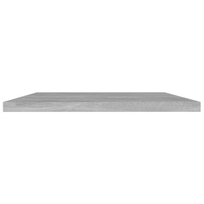 vidaXL Přídavné police 8 ks betonově šedé 100x20x1,5 cm dřevotříska