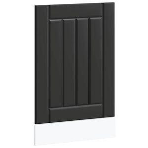 vidaXL Panel na myčku Lucca čern&yacute; kompozitn&iacute; dřevo