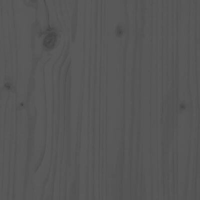 vidaXL Kryt na stojan slunečníku šedý masivní borové dřevo