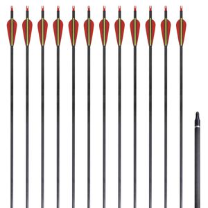 Standardn&iacute; &scaron;&iacute;py k recurve luku 30" 0,76 cm karbon 12 ks