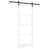 vidaXL Posuvn&eacute; dveře ORKDAL B&iacute;l&aacute; a čern&aacute; 93 x 232 cm