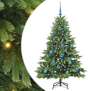 vidaXL Uměl&yacute; v&aacute;nočn&iacute; stromeček s stojanem Zelen&aacute; 150 cm PE a PVC