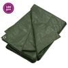 vidaXL Plachta 180 g/m&sup2; 3 x 6 m zelen&aacute; HDPE