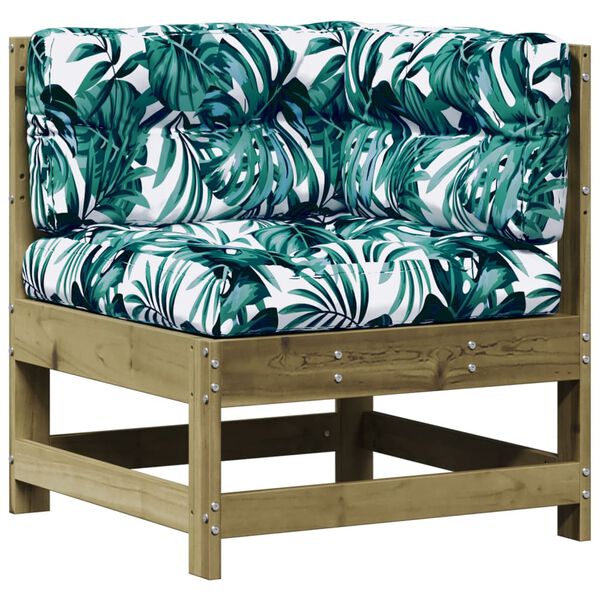 vidaXL 5dílná zahradní sedací souprava a podušky impregnovaná borovice