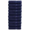 vidaXL Pr&eacute;miov&eacute; ručn&iacute;ky SOLUND 10 ks tmavě modr&eacute; 50x100 cm 600 g/m&sup2;