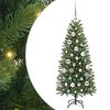 vidaXL Uměl&yacute; v&aacute;nočn&iacute; stromeček Zelen&aacute; 120 cm PE a PVC