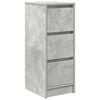 vidaXL Př&iacute;born&iacute;k betonově &scaron;ed&yacute; 29,5x34x76 cm kompozitn&iacute; dřevo