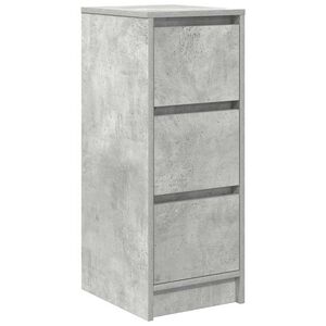 vidaXL Př&iacute;born&iacute;k betonově &scaron;ed&yacute; 29,5x34x76 cm kompozitn&iacute; dřevo