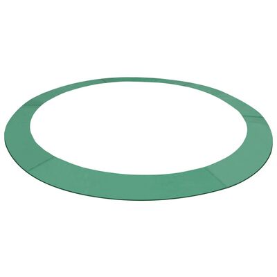 vidaXL Kryt pružin PE zelený na kruhovou trampolínu o průměru 3,05 m