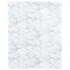 vidaXL Tapeta na n&aacute;bytek samolepic&iacute; mramorově b&iacute;l&aacute; 90 x 500 cm PVC