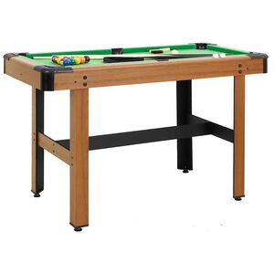 vidaXL Kulečn&iacute;kov&yacute; stůl 122 x 61 x 76 cm hněd&yacute;