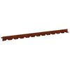vidaXL Okraj tr&aacute;vn&iacute;ku 50 pcs 102 x 4 x 4 cm Ocel Rezav&aacute;