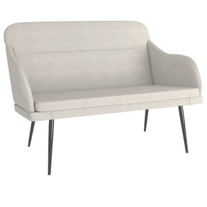 vidaXL Lavice kr&eacute;mov&aacute; 110 x 76 x 80 cm samet