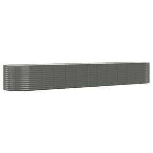 vidaXL Vyv&yacute;&scaron;en&yacute; z&aacute;hon pr&aacute;&scaron;kově lakovan&aacute; ocel 507x100x68 cm &scaron;ed&yacute;