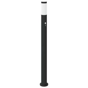 vidaXL Sloupkov&eacute; sv&iacute;tidlo se senzorem 110 cm nerezov&aacute; ocel IP44