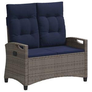 vidaXL Zahradn&iacute; lavice s pol&scaron;t&aacute;řem 105 x 60 x 112 cm ocel