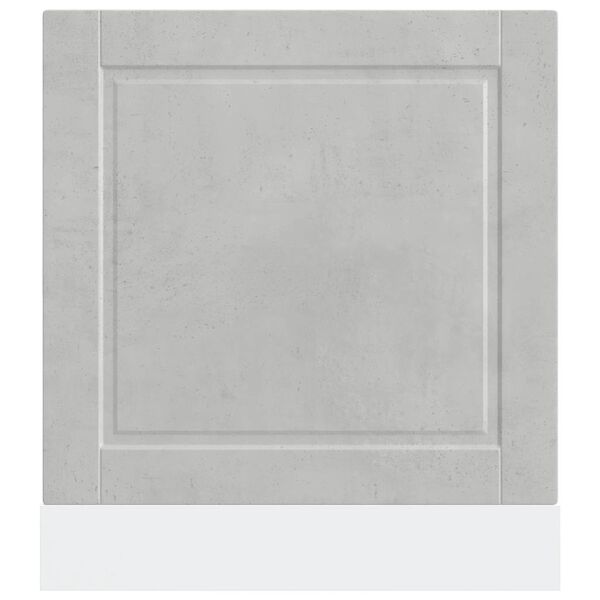 vidaXL Panel na myčku "Porto" betonově &scaron;ed&aacute; 60x1,5x67 cm kompozit