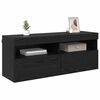 vidaXL TV wall cabinet Čern&yacute; dub 100 x 30 x 40 cm kompozitn&iacute; dřevo