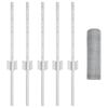 vidaXL Plot a sloupek Stříbrná 0,4 x 10 m Ocel