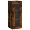vidaXL Skř&iacute;ň highboard kouřov&yacute; dub 34,5 x 34 x 180 cm kompozitn&iacute; dřevo