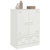 vidaXL Highboard bílý 67 x 39 x 95 cm ocel