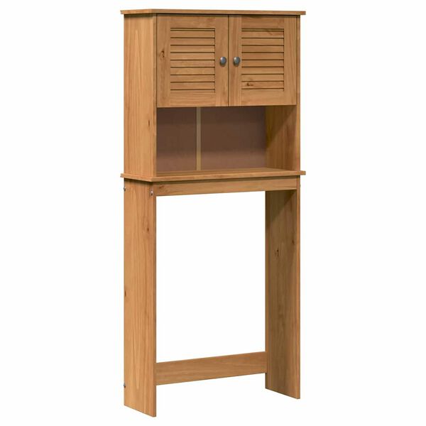 vidaXL Skř&iacute;ň na pračku VIGO Hněd&aacute; a medově hněd&aacute; 72,5 x 27 x 161 cm