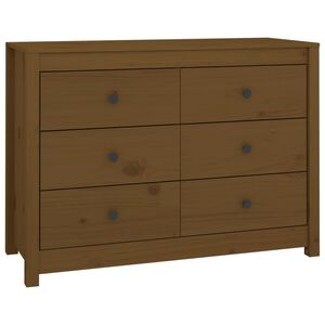 vidaXL TV skř&iacute;ňka medově hněd&aacute; 100x40x72 cm masivn&iacute; borov&eacute; dřevo