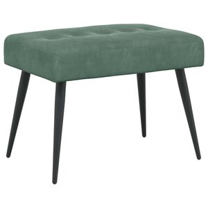 vidaXL Lavice s knofl&iacute;kov&yacute;m pro&scaron;&iacute;v&aacute;n&iacute;m Mořsk&aacute; zelen&aacute; 60 x 40 x 45 cm