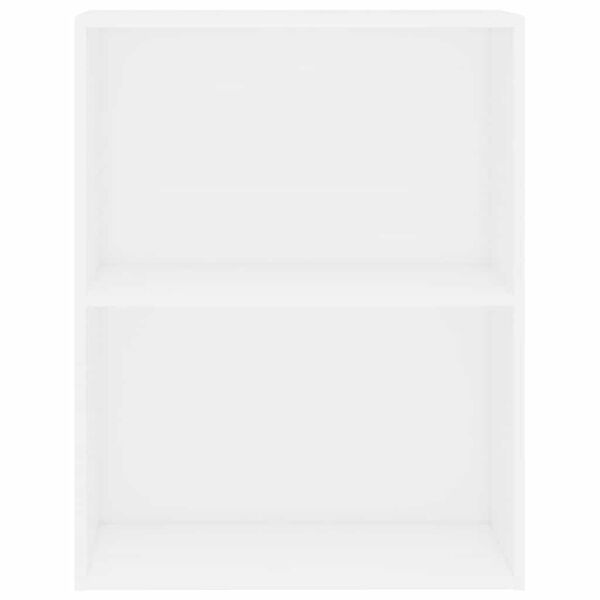 vidaXL Knihovna bílá 60x30x76,5 cm kompozitní dřevo