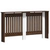 vidaXL Kryt radiátoru Hnědý dub 152 x 19 x 81,5 cm kompozitní dřevo