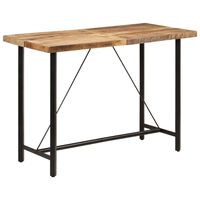vidaXL Barový stůl 150 x 70 x 107 cm masivní mangovník a železo