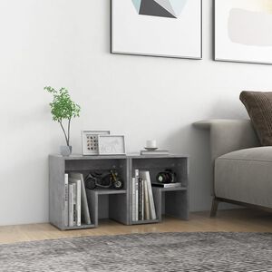 vidaXL Nočn&iacute; stolky 2 ks betonově &scaron;ed&eacute; 40x30x40 cm kompozitn&iacute; dřevo