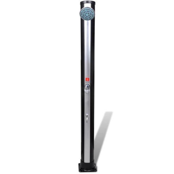 Venkovní solární sprcha se sprchovou hlavicí a kohoutkem 35 l