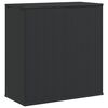 vidaXL Zahradn&iacute; &uacute;ložn&yacute; box PE ratan 100 x 49 x 103,5 cm čern&yacute;