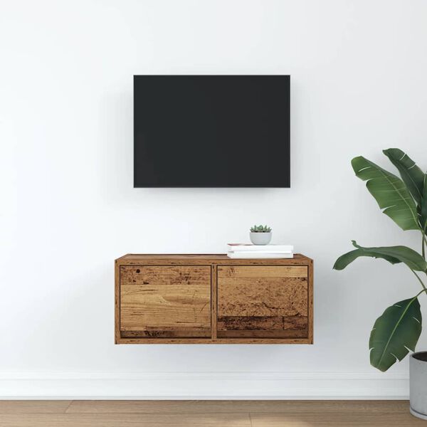 vidaXL TV skř&iacute;ňka star&eacute;ho dřeva 60x31x25,5 cm kompozitn&iacute; dřevo
