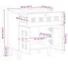 vidaXL Nočn&iacute; skř&iacute;ňka Př&iacute;rodn&iacute; 50 x 33 x 60 cm Masivn&iacute; mangov&eacute; dřevo