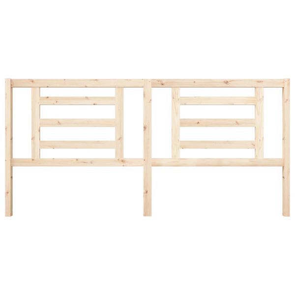 vidaXL Čelo postele 206 x 4 x 100 cm masivn&iacute; borovice