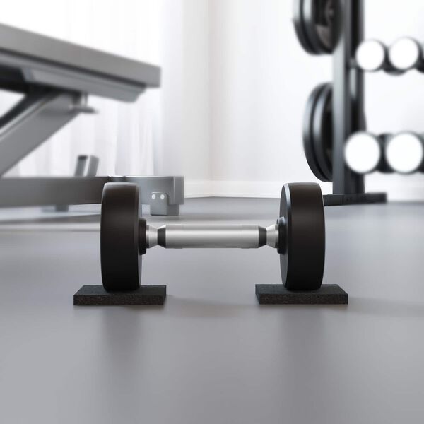 vidaXL Gumov&yacute; granulačn&iacute; zahradn&iacute; pad Čern&yacute; 6 x 9 x 1 cm Guma