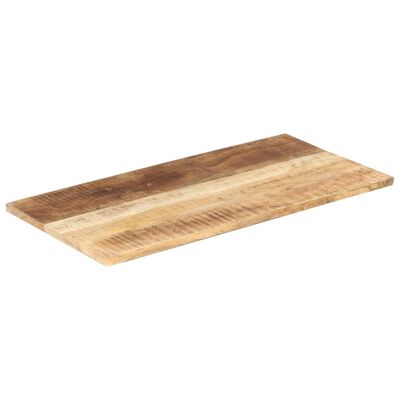 vidaXL Stolní deska masivní mangovníkové dřevo 25–27 mm 100 x 60 cm