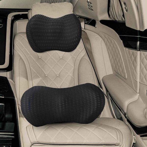 vidaXL Pol&scaron;t&aacute;ř s pol&scaron;t&aacute;řem Nastaviteln&aacute; 2 pcs Čern&aacute; 4D s&iacute;ťovina