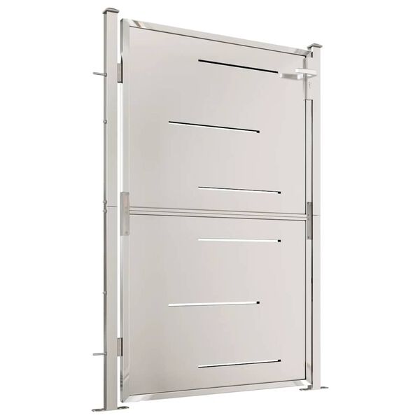 vidaXL Zahradní branka 100 x 145 cm nerezová ocel