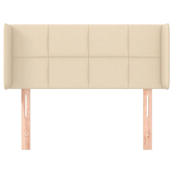 vidaXL Čelo postele typu u&scaron;&aacute;k kr&eacute;mov&eacute; 93x16x78/88 cm textil