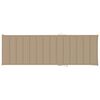 vidaXL Zahradní lehátko s s béžovou poduškou impregnované borové dřevo