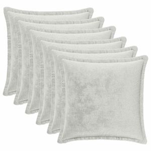 vidaXL Odhazovac&iacute; pol&scaron;t&aacute;ř 6 ks HOUTEN Světle &scaron;ed&aacute; 30 x 30 cm Flanel